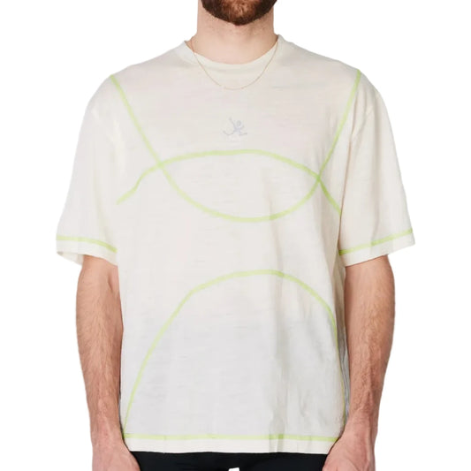 TIEMPOS - Merino Wool Spotted T-Shirt