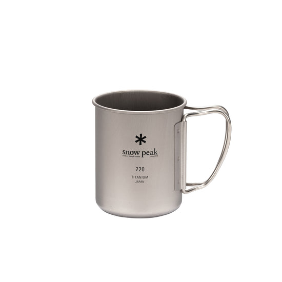 SNOW PEAK - Titanium Single Wall Mug 220ml