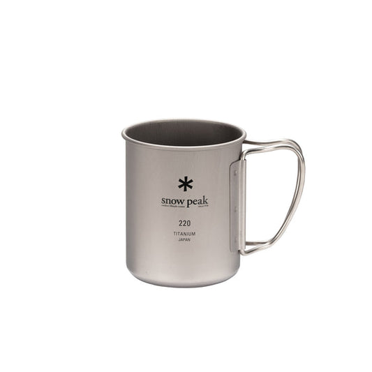 SNOW PEAK - Titanium Single Wall Mug 220ml