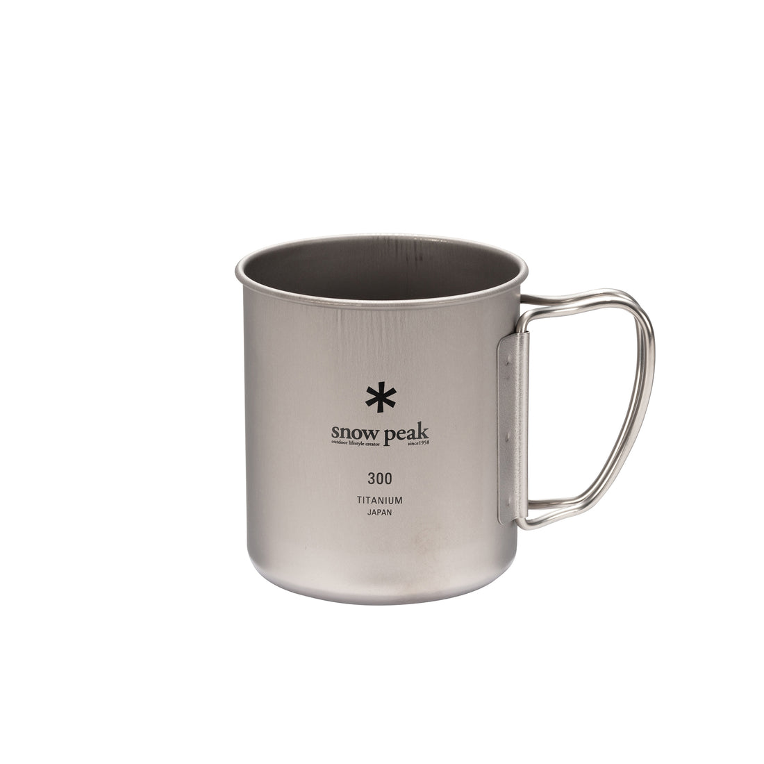 SNOW PEAK - Titanium Single Wall Mug 300ml