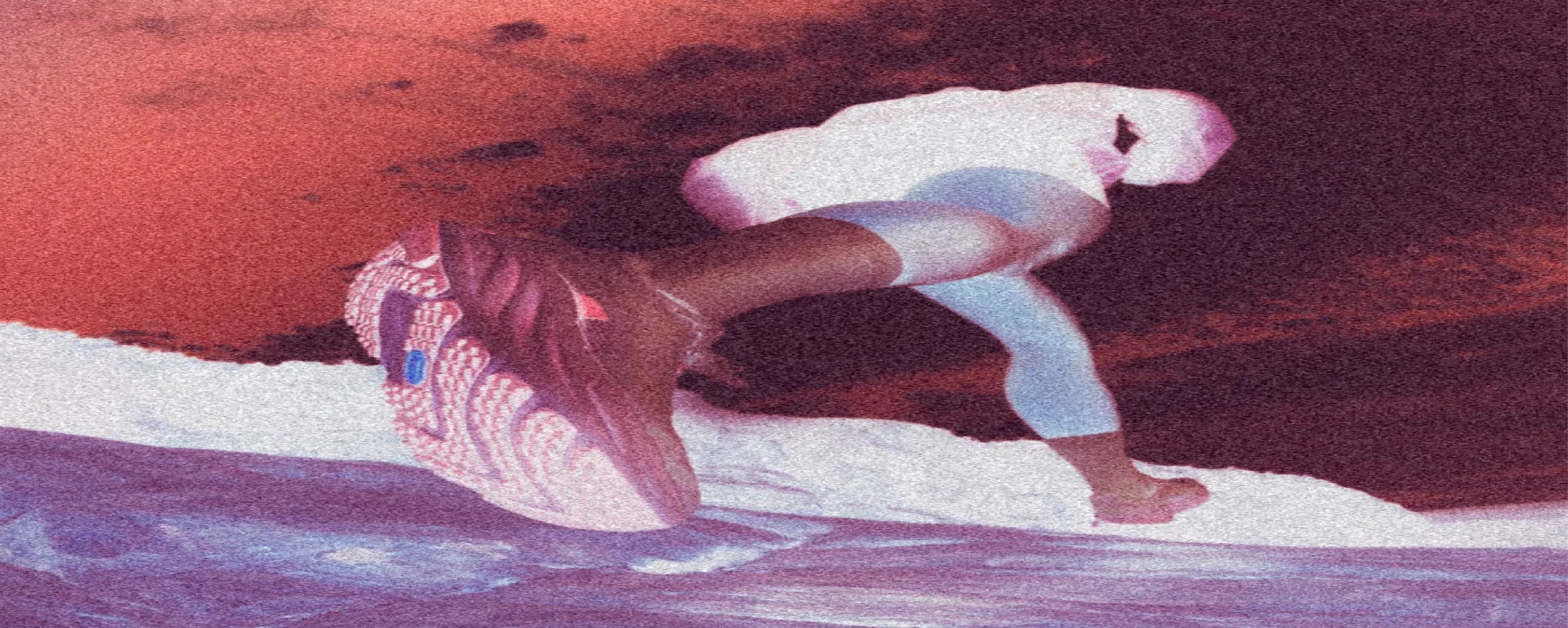 Runner in the Merrell Promorph, mid stride.